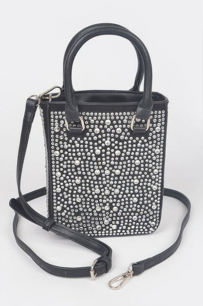 Hotfix Crossbody Bag in Black Clear, product photo
