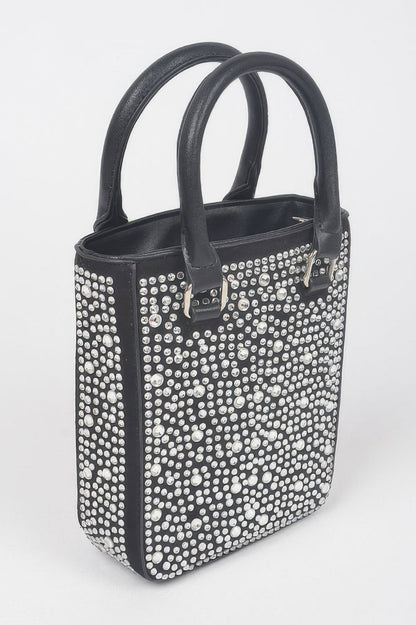 Hotfix Crossbody Bag in Black Clear, alternate view