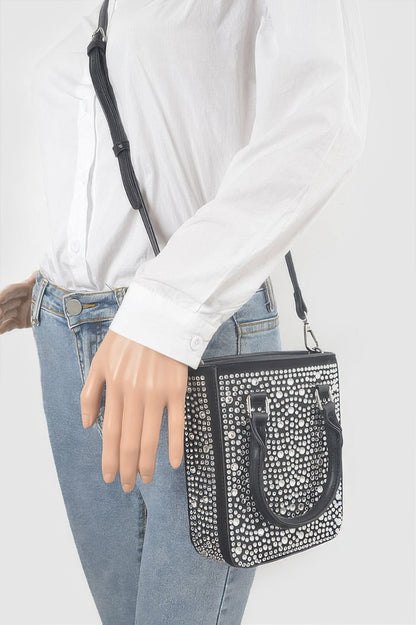 Hotfix Crossbody Bag in Black Clear, product photo (2)