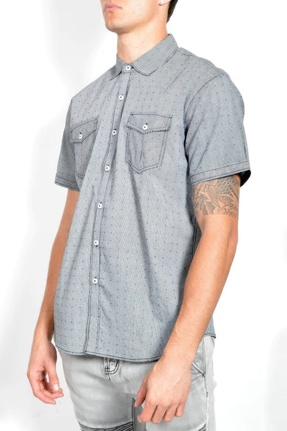 Men's Casual Short Sleeve Patterned Shirts
