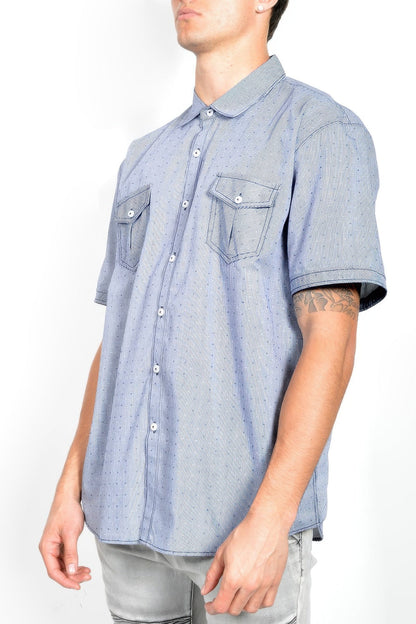 Men's Casual Short Sleeve Patterned Shirts