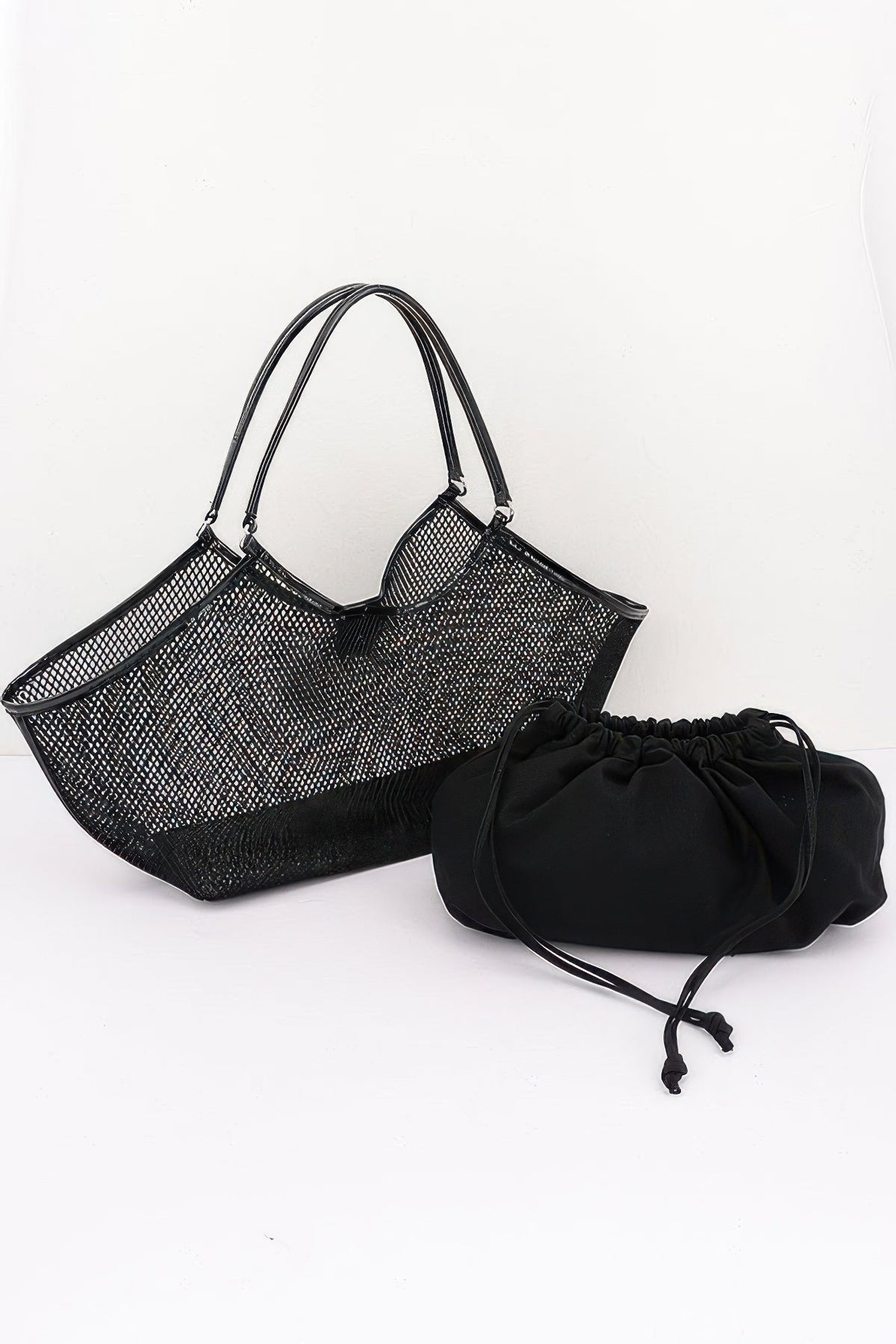 Mesh Tote Bag With Removable Liner, alternate view (2)