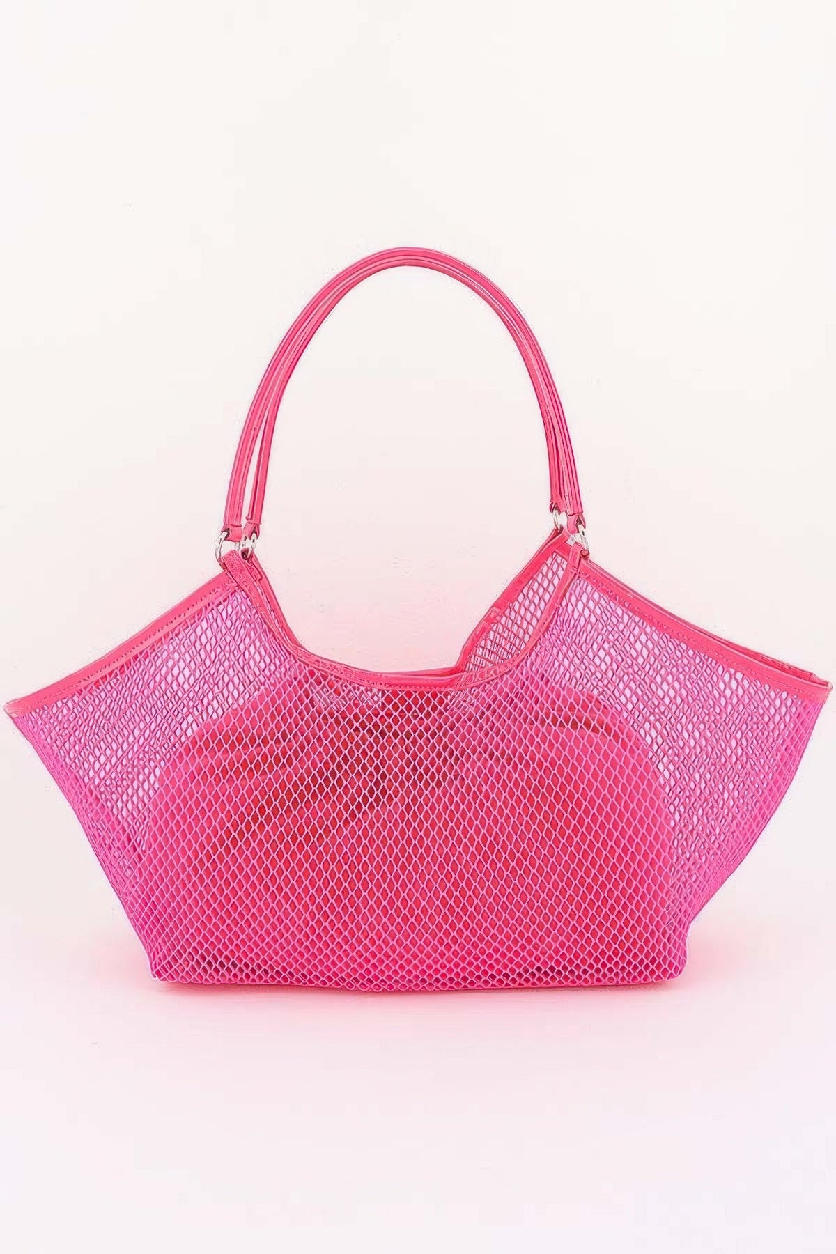 Mesh Tote Bag With Removable Liner, alternate view