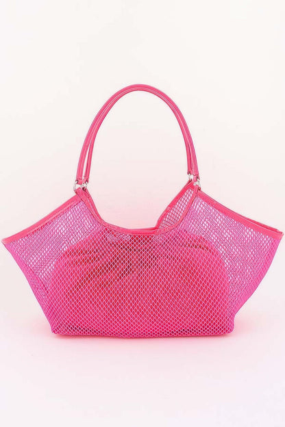 Mesh Tote Bag With Removable Liner, alternate view