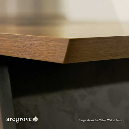 Arc Grove Linton L-shaped executive desk in Mahogany, additional detail (6)