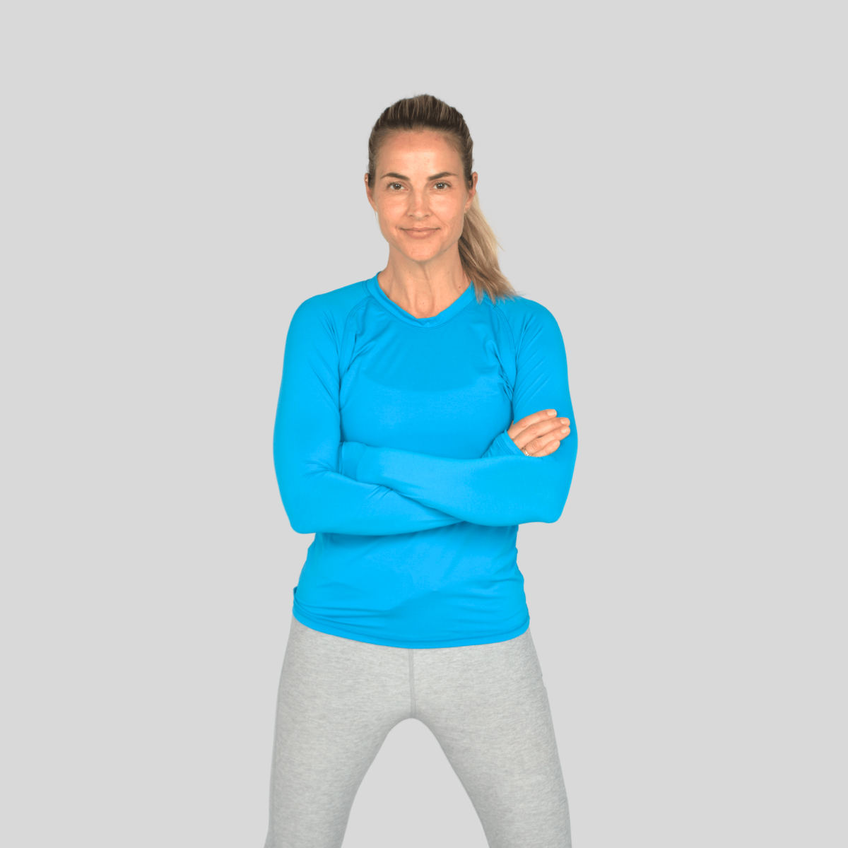 JOJU Laguna Heathered Long-Sleeve Women's Sun Shirt