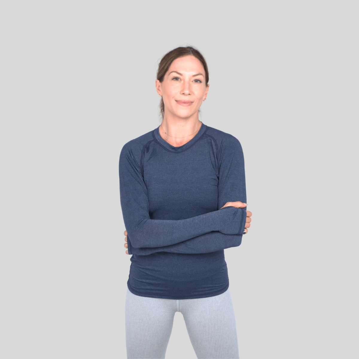 JOJU Laguna Heathered Long-Sleeve Women's Sun Shirt
