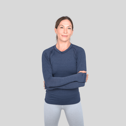 JOJU Laguna Heathered Long-Sleeve Women's Sun Shirt