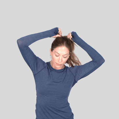 JOJU Laguna Heathered Long-Sleeve Women's Sun Shirt