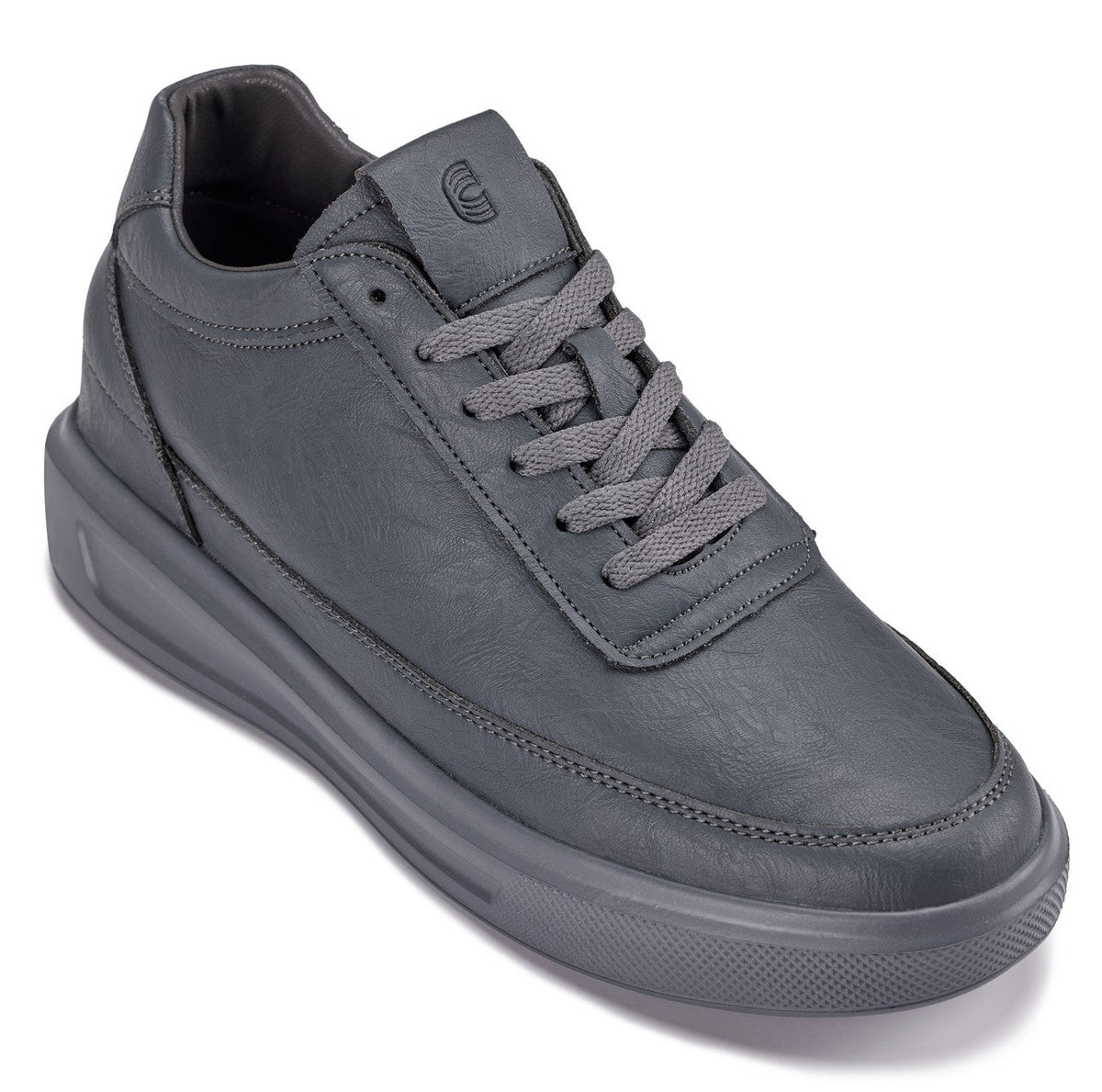 Gray sneaker on a white background