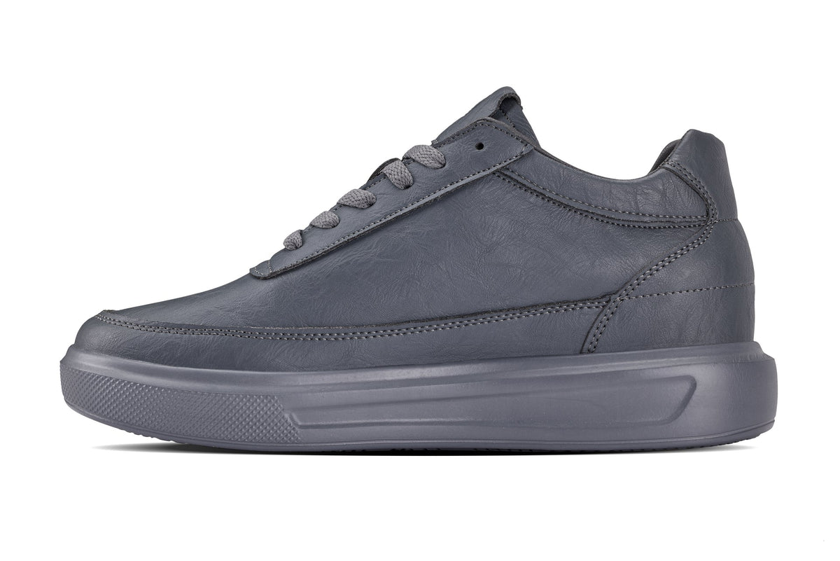 Gray sneaker on a white background