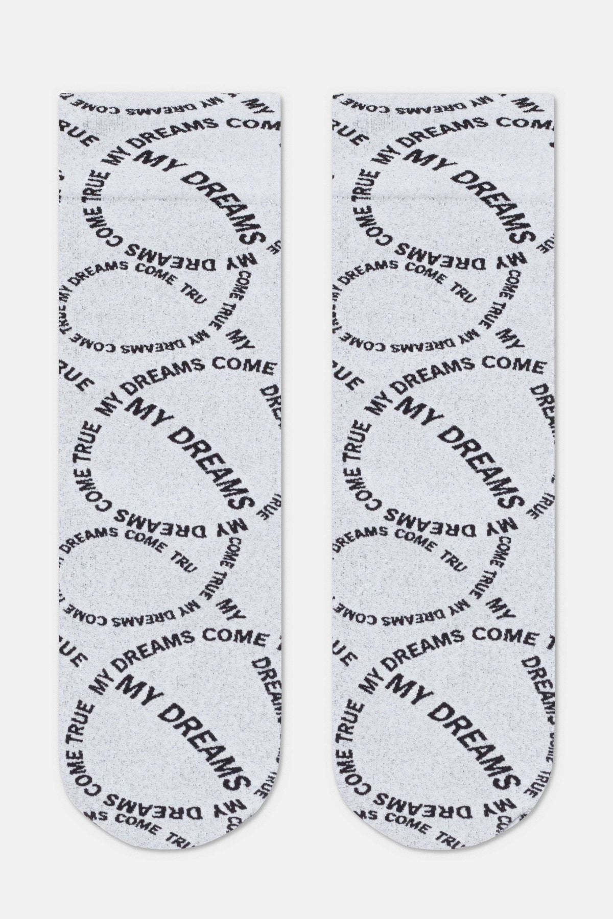 Conte Fantasy dense socks with knitted My dreams design, additional detail (2)