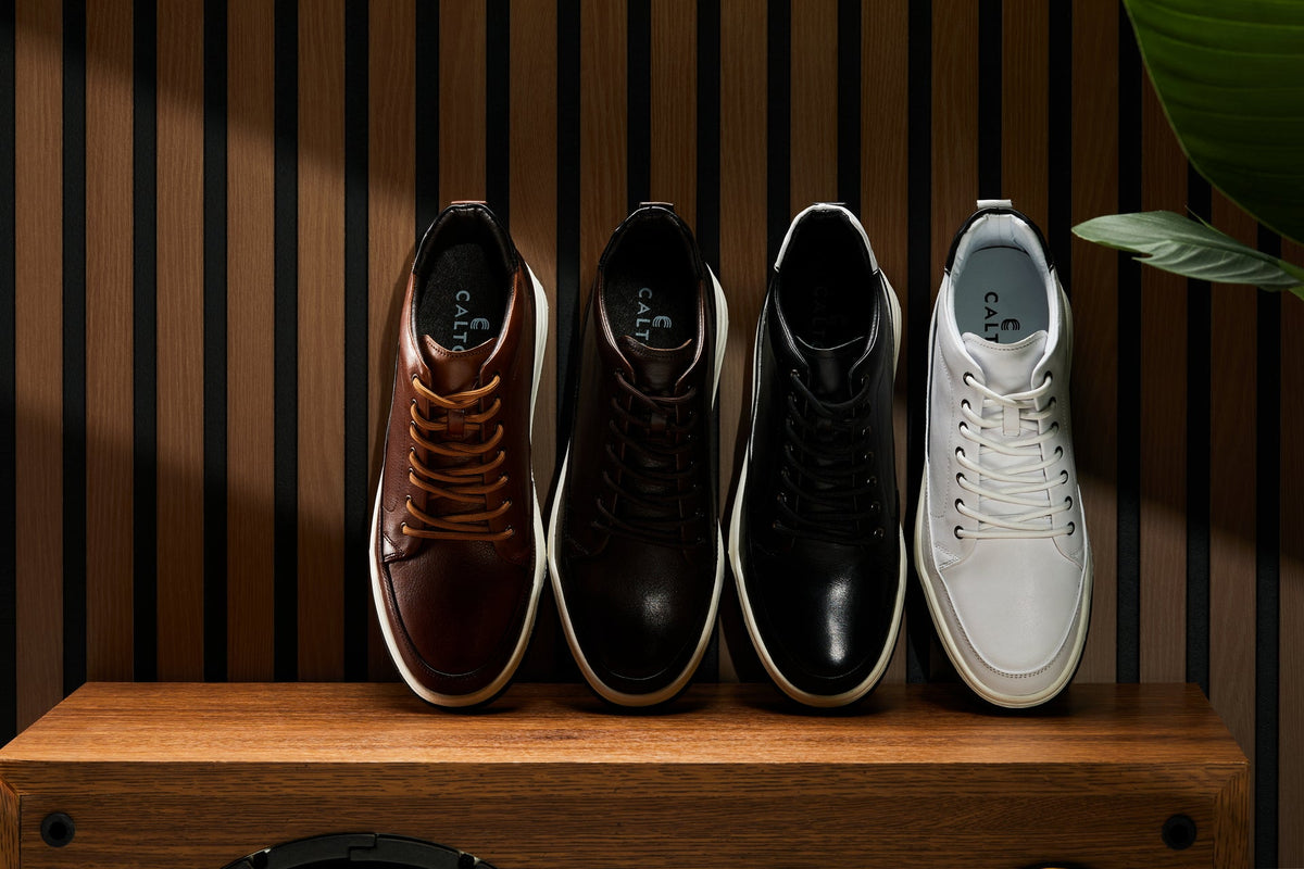 CALTO Y715 series leather sneak-boots, series photo