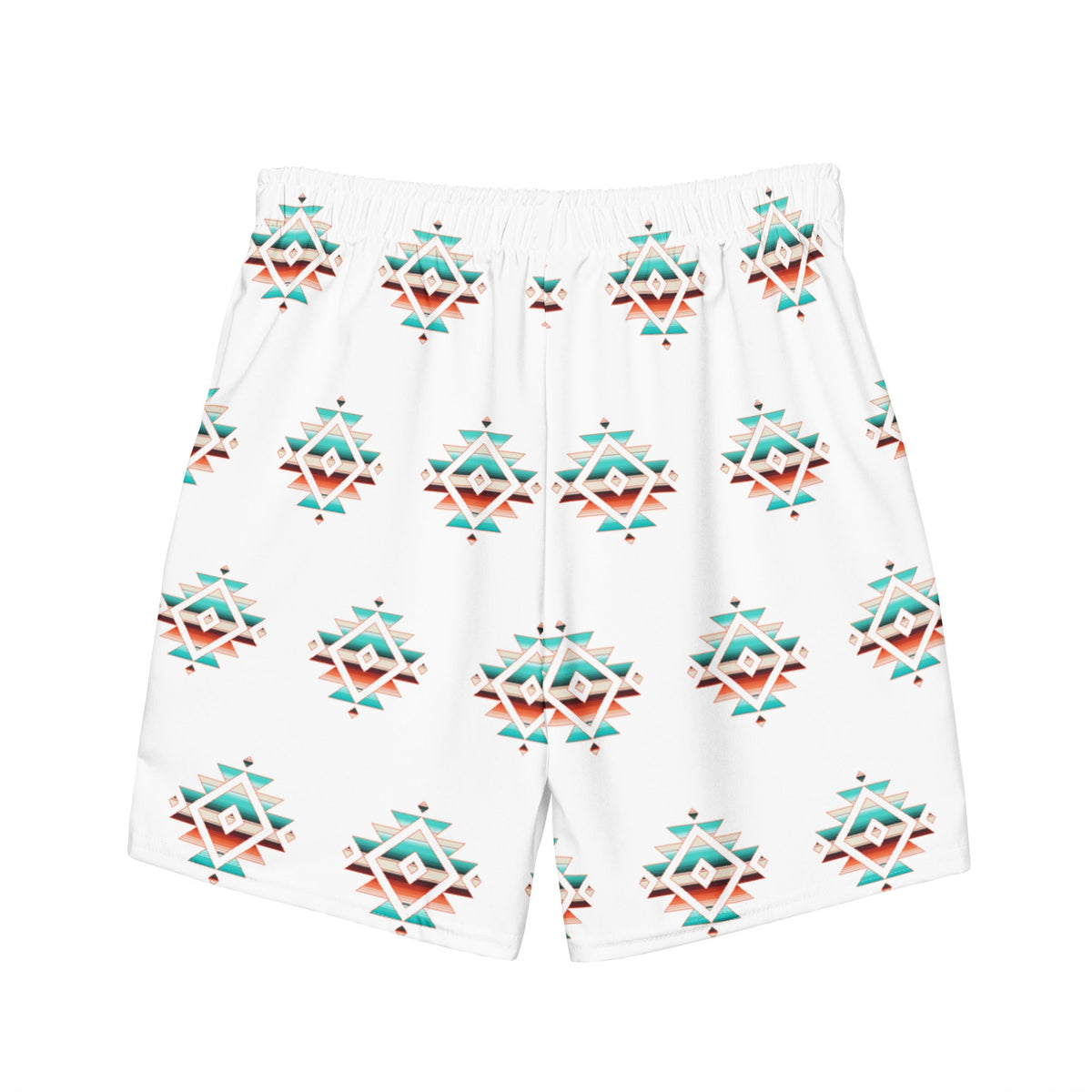 Baha Ranch Yeehaw Sedona Aztec men's swim trunks, back view (2)