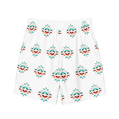 Baha Ranch Yeehaw Sedona Aztec men's swim trunks, back view (2)