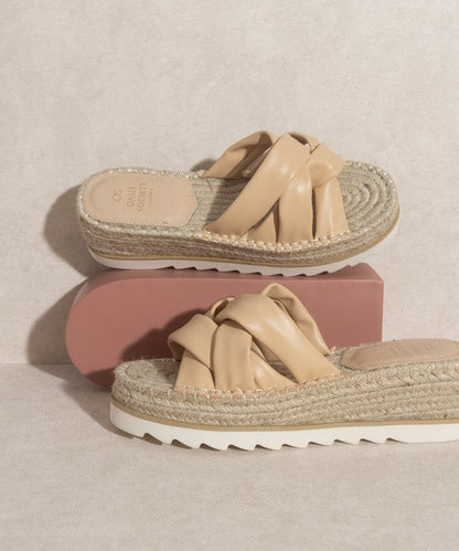 Oasis Society Rebel Criss Cross Platform Espadrille Sandals, product photo (2)