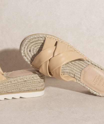 Oasis Society Rebel Criss Cross Platform Espadrille Sandals, additional detail (2)