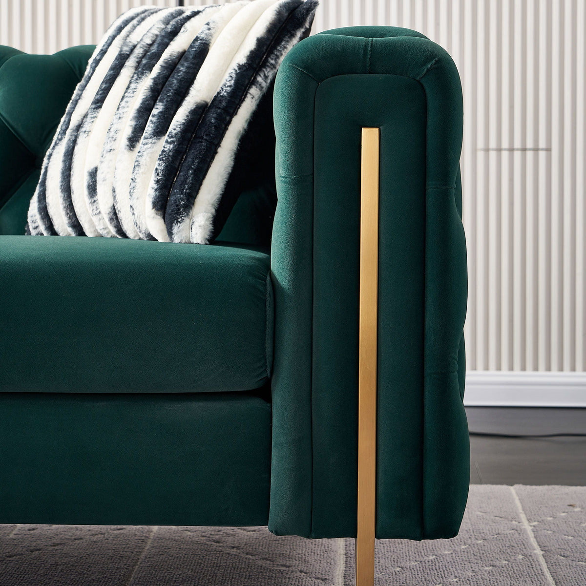 Chesterfield Modern Tufted Sofa, styled photo (8)