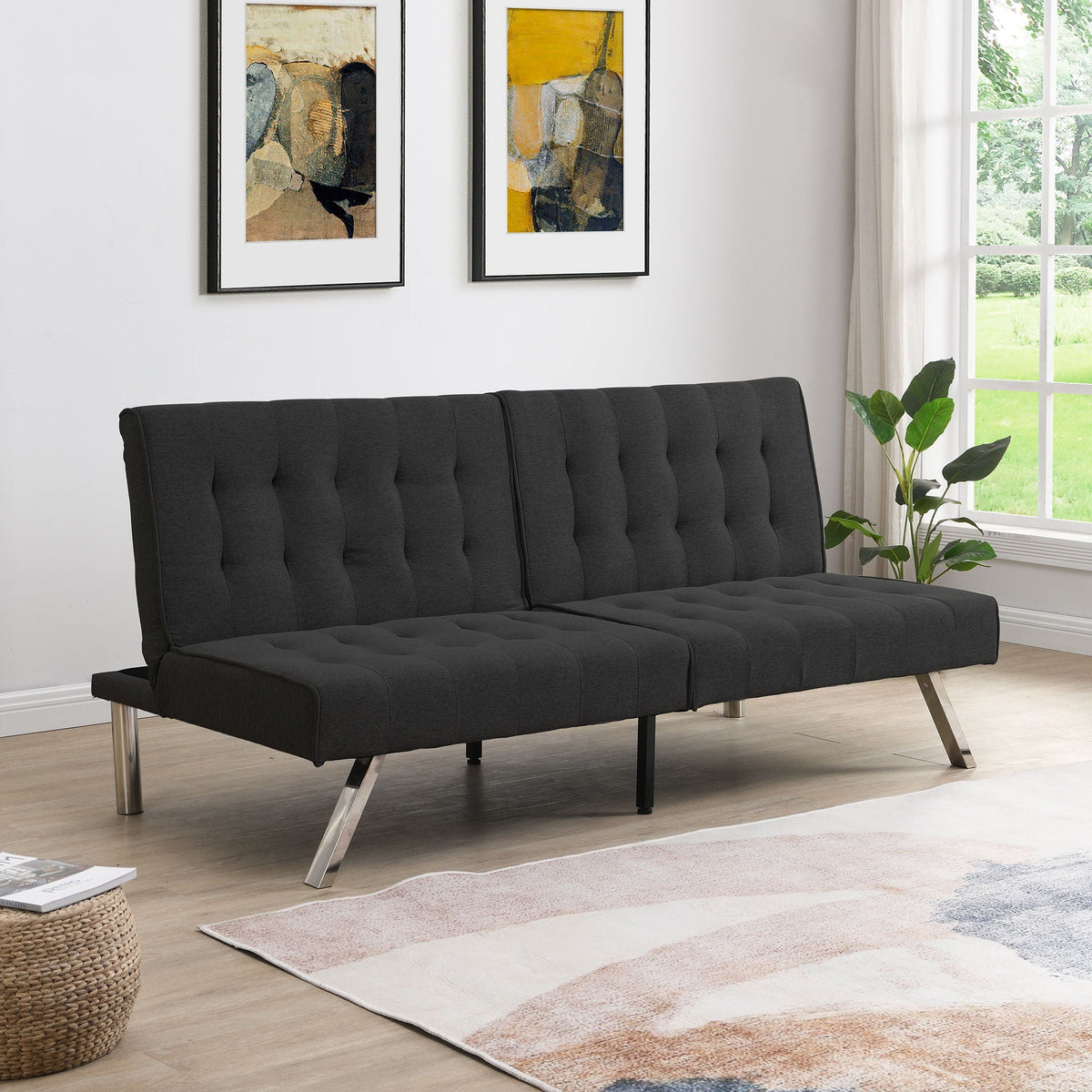 Convertible Futon Sofa Bed, alternate view (5)