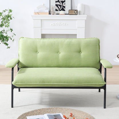 Modern Metal Frame Sofa, alternate view