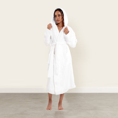 Italic Ultraplush Australian Cotton Hooded Bathrobe — Unisex