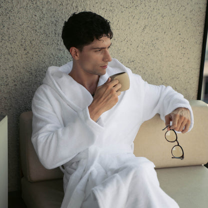 Italic Ultraplush Australian Cotton Hooded Bathrobe — Unisex