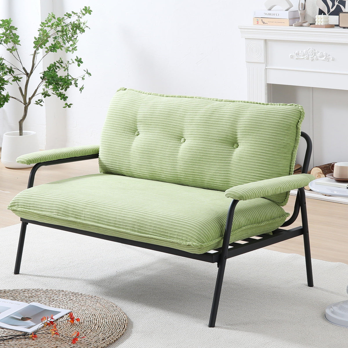 Modern Metal Frame Sofa, additional detail (3)