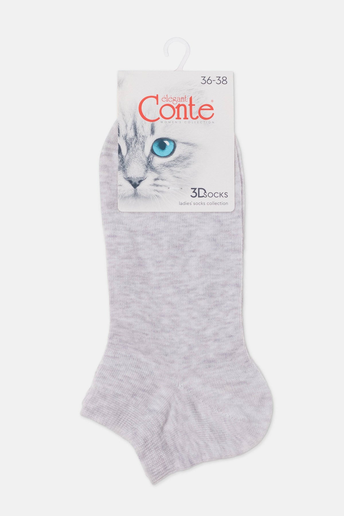 Conte cotton women's ankle 3D Socks, additional detail (8)