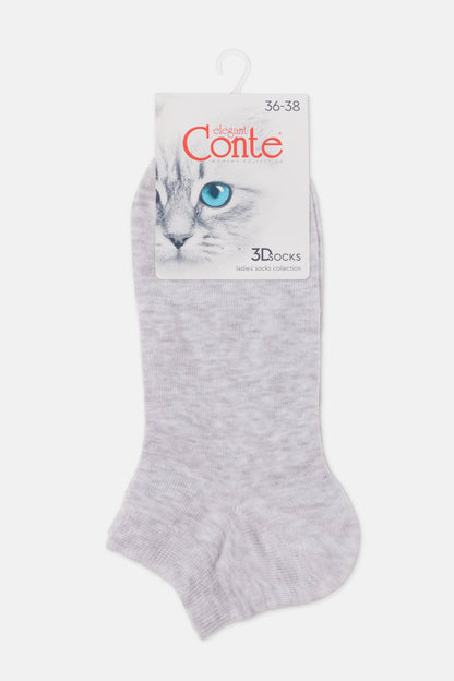Conte cotton women's ankle 3D Socks, additional detail (8)