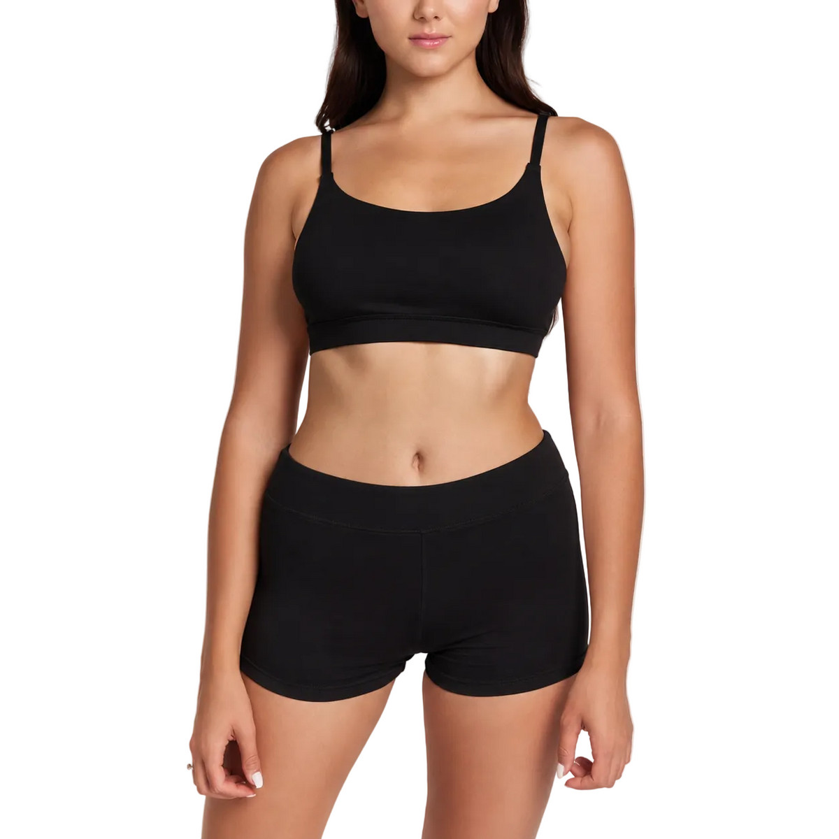 Net Positive organic cotton Boyshorts in Black