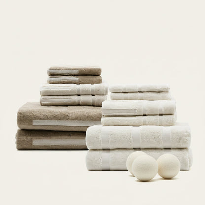 Italic Capri Solid Australian Cotton Bath & Hand Towels