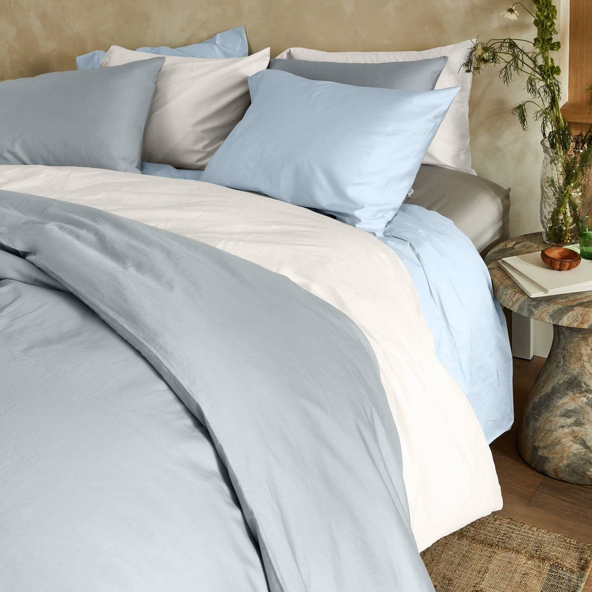 Italic Luxe Australian Sateen Pillowcase Set