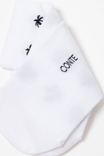 Conte Active 589 cotton ankle socks with palm tree pattern, additional detail (5)