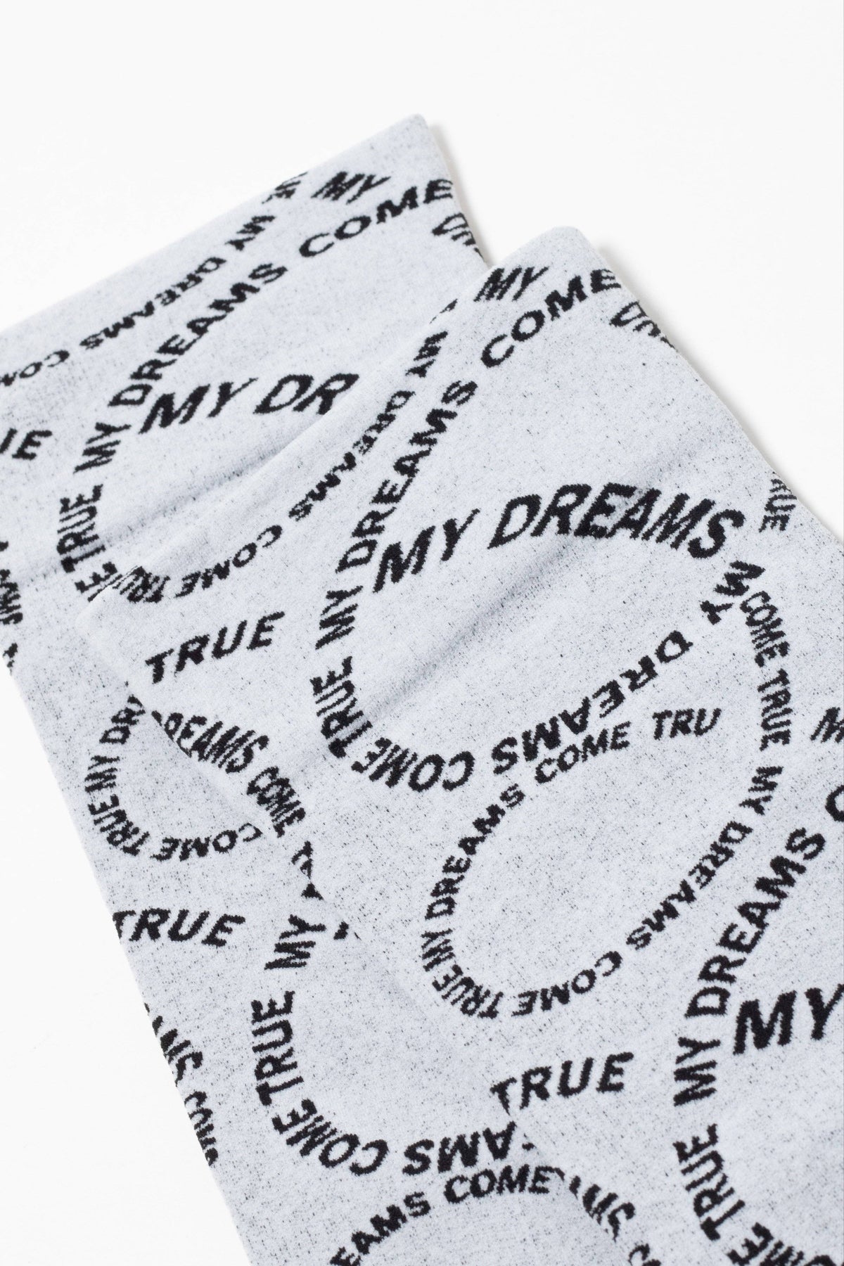 Conte Fantasy dense socks with knitted My dreams design, alternate view (2)