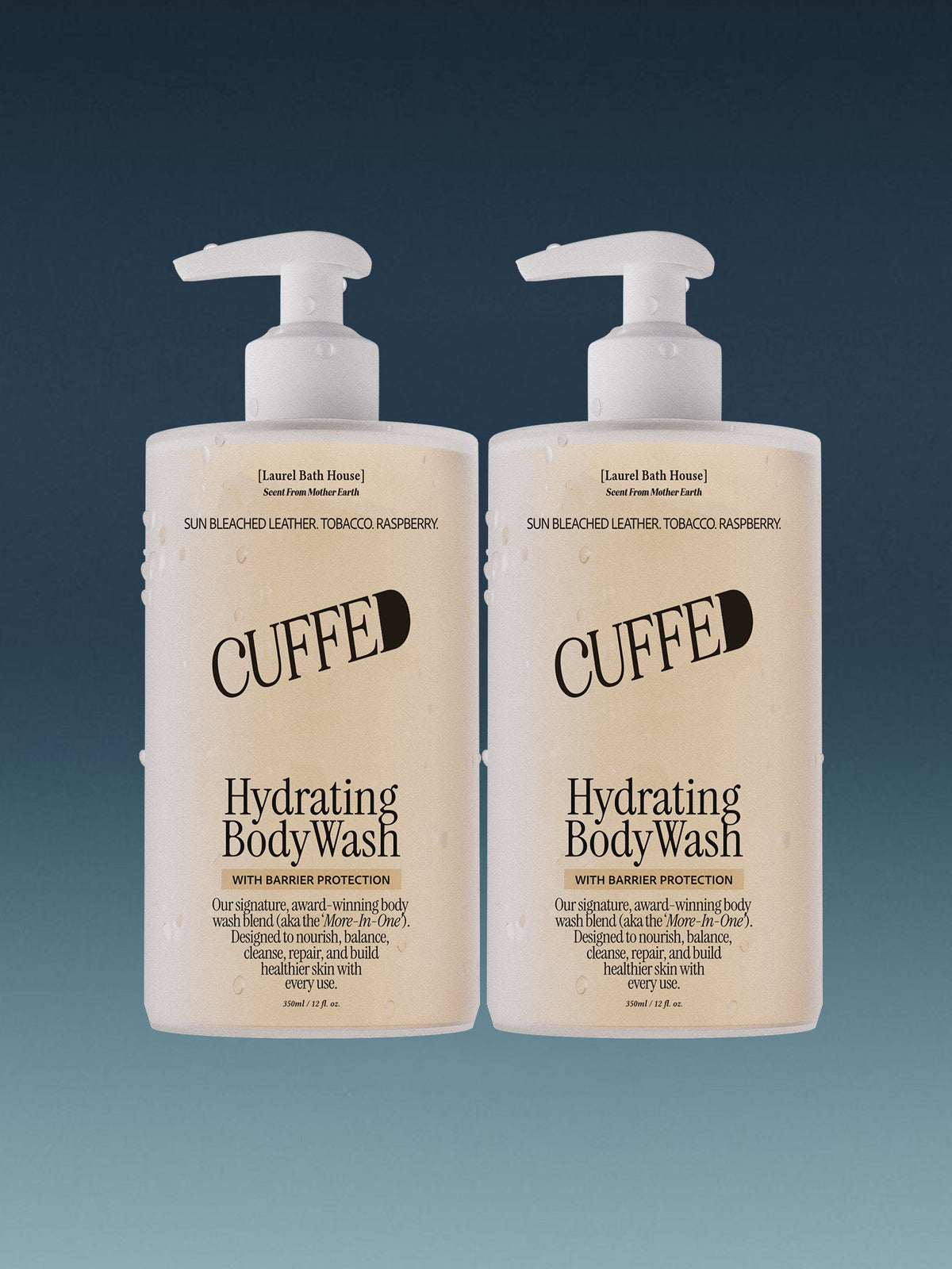 Laurel Bath House Cuffed Lite body wash 2-pack, product photo