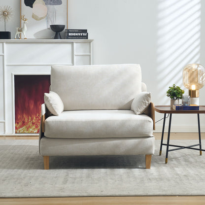 Mid century modern convertible sofa bed in sofa position (view 112)