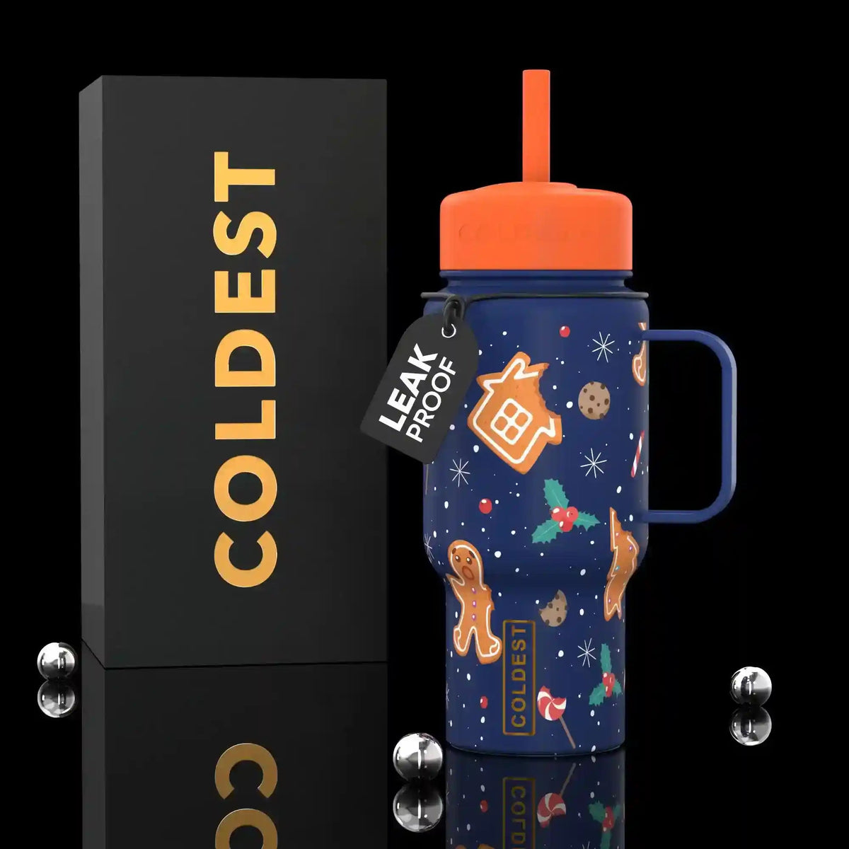 COLDEST 6.7oz Bottle, alternate view, additional detail