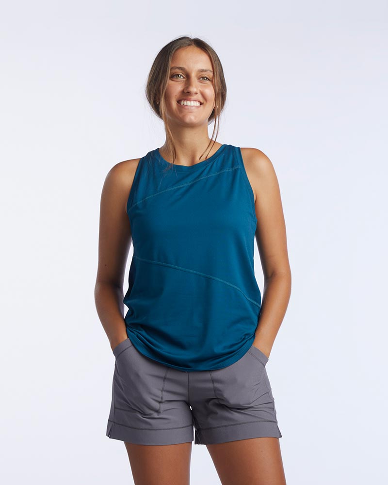 Advance Women's Workout Tank in Teal