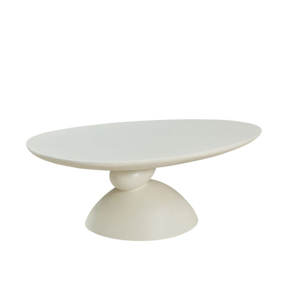 HouseOfZazla Lucky Stone Shaped Corner and Elliptical Coffee Tables
