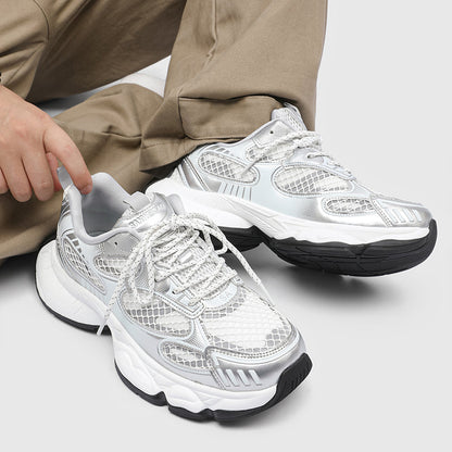 Silver Low-Top Sneakers, styled photo (2)