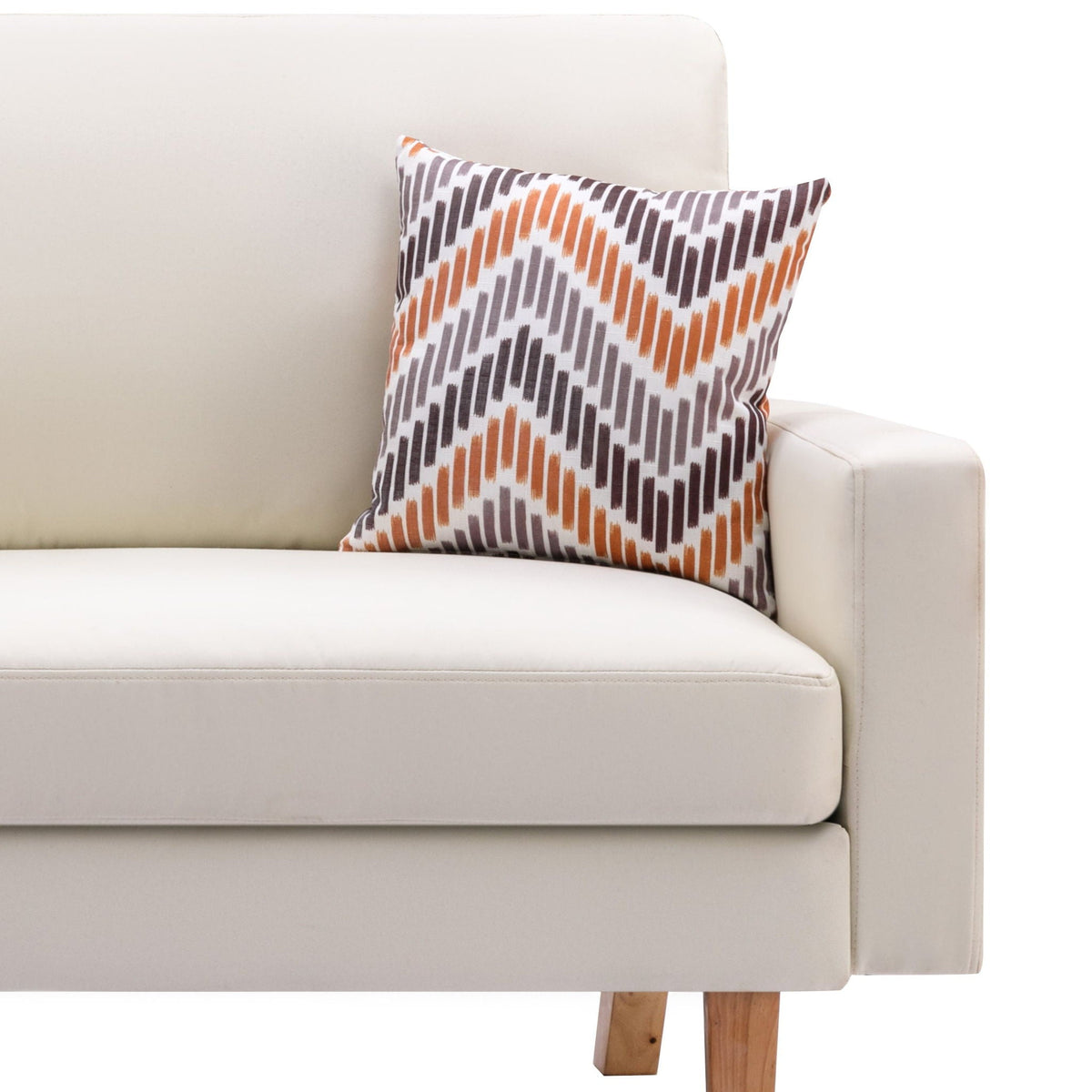 Bahamas sofa, minimalistic frame on solid wood legs