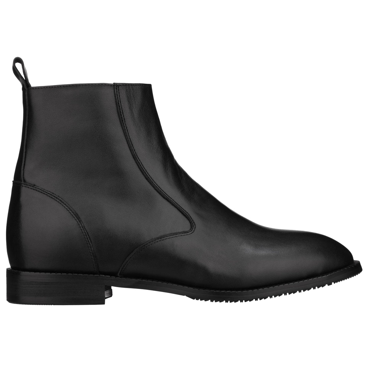 TOTO K33092 black side-zip elevator boot, alternate view