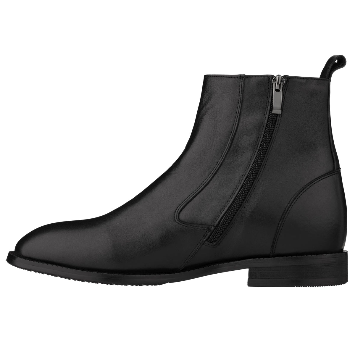 TOTO K33092 black side-zip elevator boot, additional detail