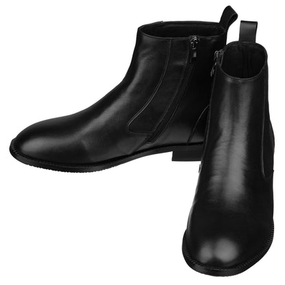 TOTO K33092 black side-zip elevator boot, further detail view