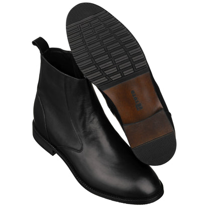 TOTO K33092 black side-zip elevator boot, additional angle