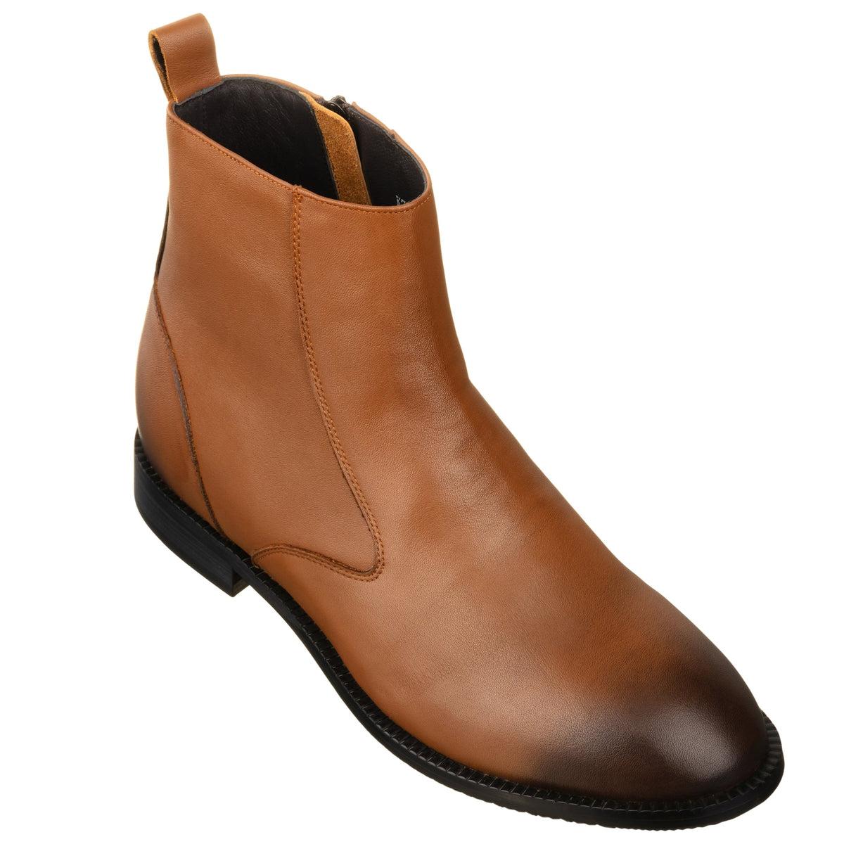 TOTO K33094 light brown side-zip elevator boot, product photo