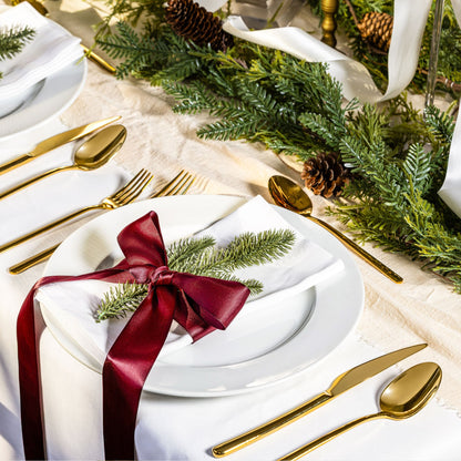 Italic Emilia Mirror-Finish 20-Piece Flatware Set
