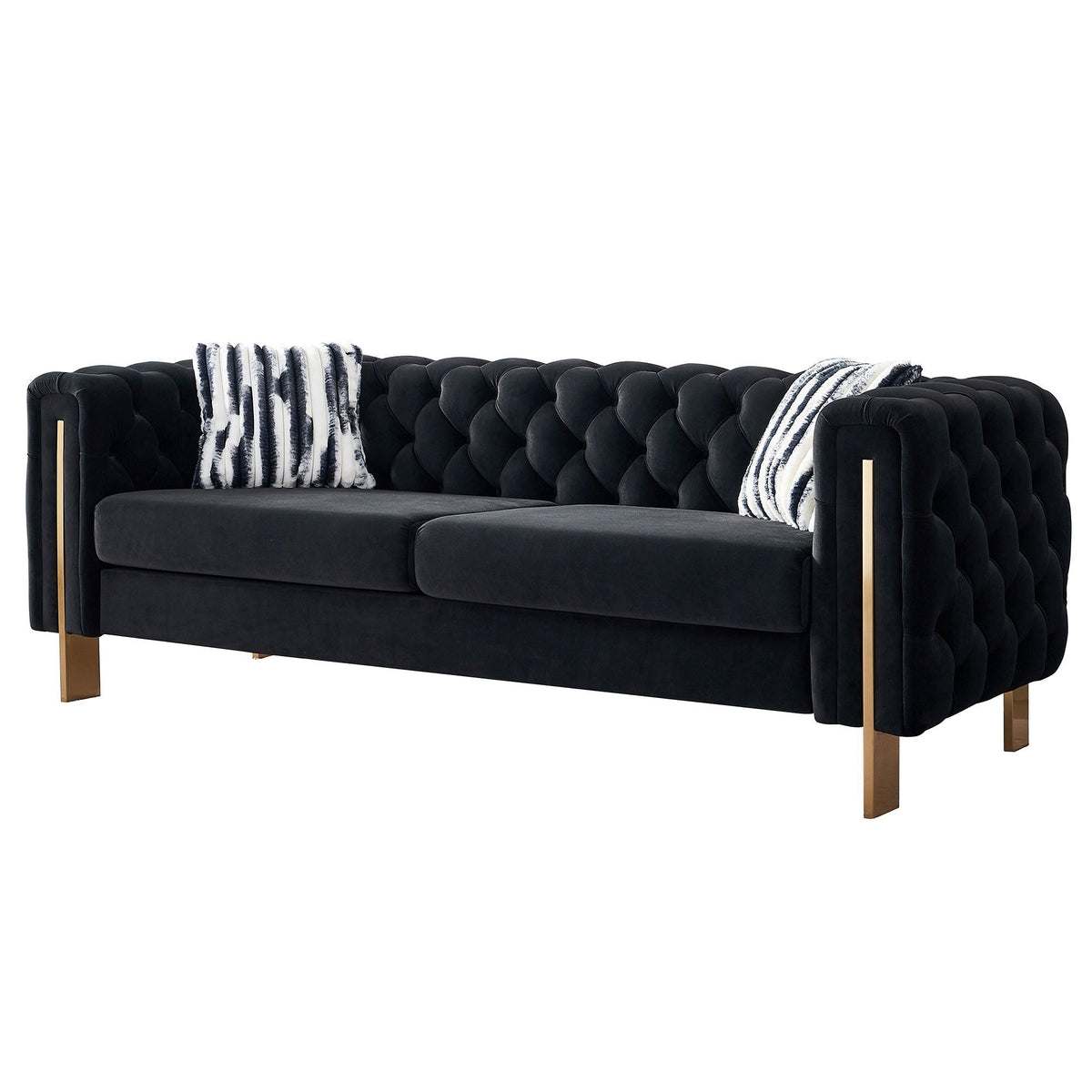 Chesterfield Modern Tufted Sofa, styled photo (11)