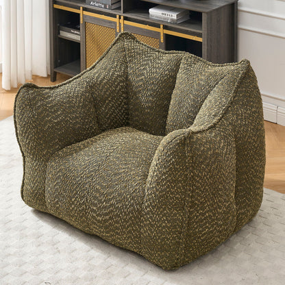 Wide Chenille Lounge Armchair, product photo (6)