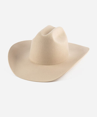 Teddy Cattleman Cowboy Hat in Cream